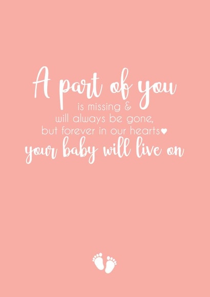 miscarriage stillbirth Thinking of you Card 15380 created by Kimberley dobison