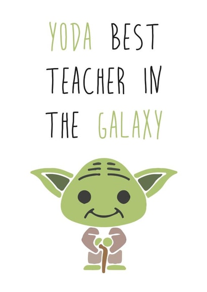 Yoda starwars Card 37853 created by Fabulously Framed