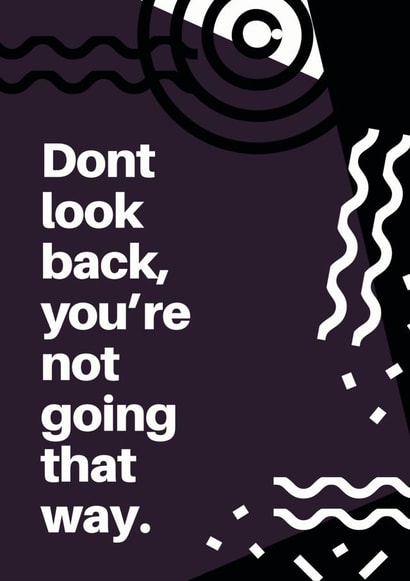 dont look Love & Friendship Card 13400 created by Duper Cards