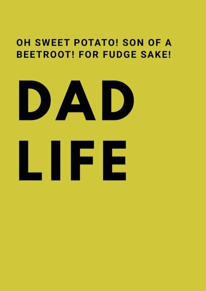 sweet potato New Baby Card 13401 created by Duper Cards