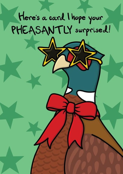 Pheasant suprise Card 37784 created by OhJaye