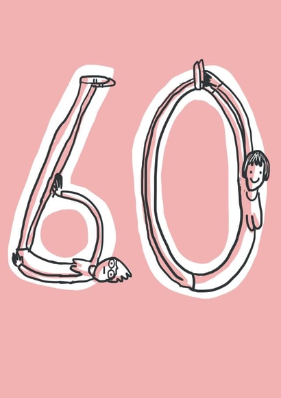 60 fun Birthday Card 25735 created by Sarah Ray