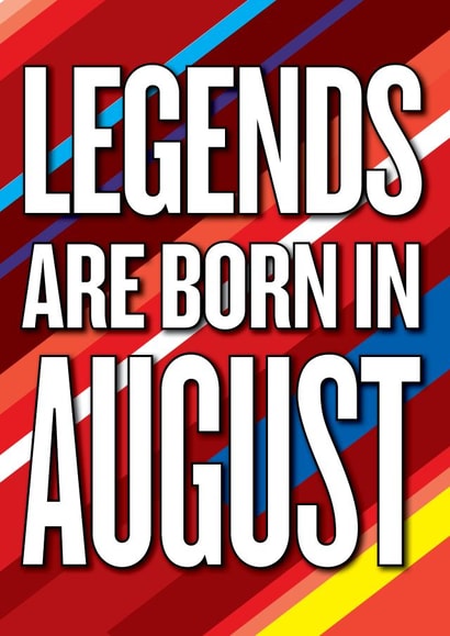August legend Birthday Card 7923 created by kissmekwik