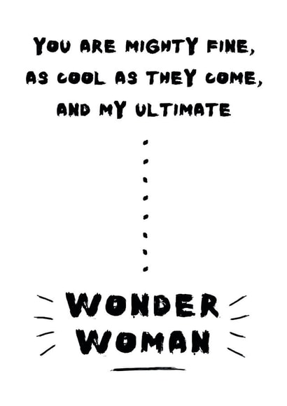 wonder woman Card 32692 created by Hello Geronimo