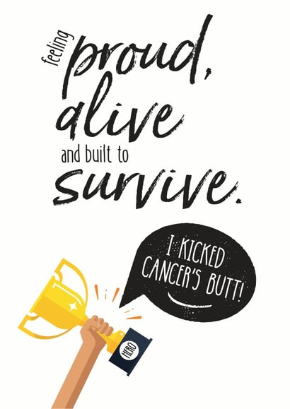 cancer survivor Congratulations Card 10322 created by Di Mukerji