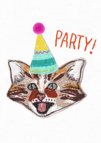 party cat Card 39938 created by Emma Nicol