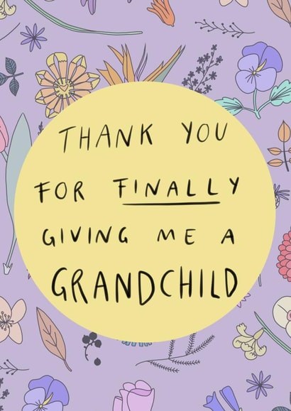 thanks finally New Baby Card 13182 created by drawnonna