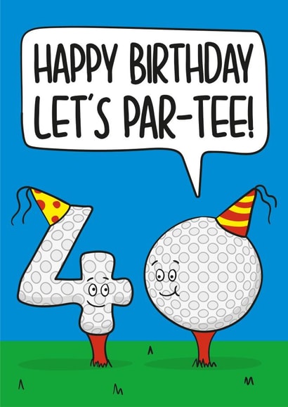 40th 40 Birthday Card 11350 created by TeePee Creations