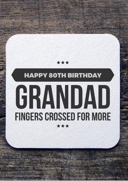 80 funny Birthday Card 12573 created by CreatedbyMe Sean