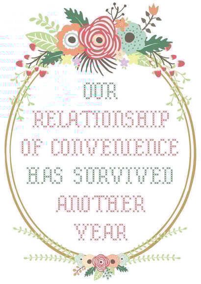 convenience boyfriend Anniversary Card 7720 created by Em Eato