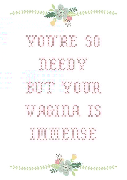 girlfriend needy Anniversary Card 7722 created by Em Eato