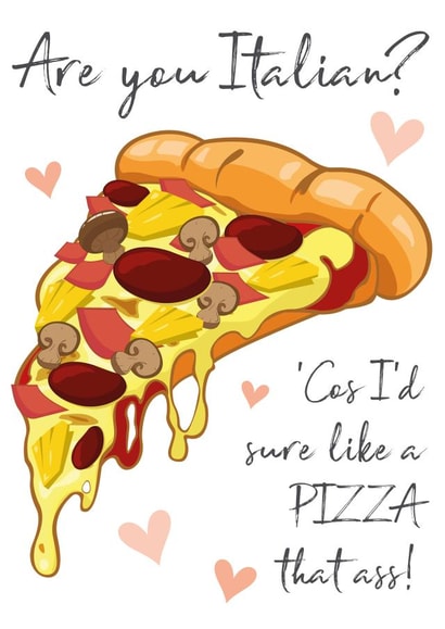 Italian pizza Card 29878 created by Em Eato