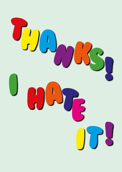 male female Thank You Card 15745 created by Philip Normal X kissmekwik