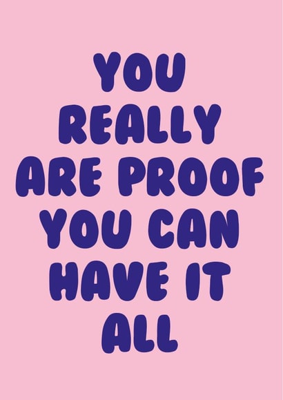 Proof you can have it all card created by Philip Normal X kissmekwik