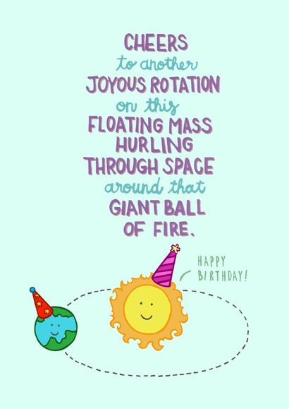 cheers joyous Birthday Card 15682 created by Carla Letters