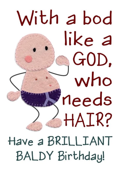 male husband Birthday Card 12046 created by Presents Felt