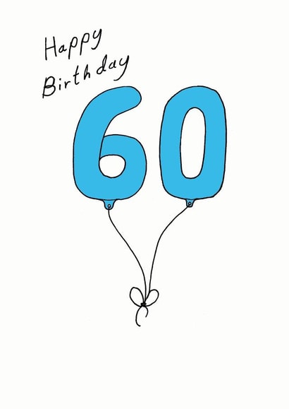 60 sixty Birthday Card 7039 created by A Ray of Sunshine Cards