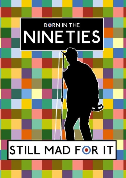 nineties Oasis Birthday Card 15536 created by @2Fs Design