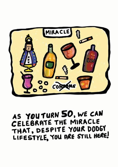 turn 50 Birthday Card 15767 created by SirenSeventyOne