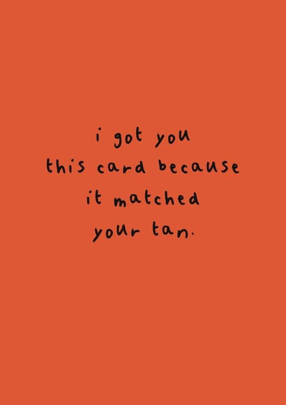 funny tan Love & Friendship Card 14439 created by Ooh I Like That Design