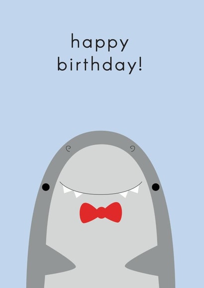 birthday shark Card 40056 created by Elkish