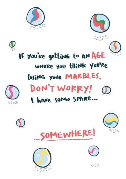 getting age Birthday Card 14958 created by Hew Ma