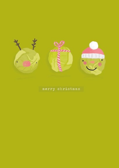 novelty sprouts Christmas Card 15776 created by Hen Overton Designs