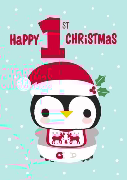first cute Christmas Card 7635 created by Ness Nordberg