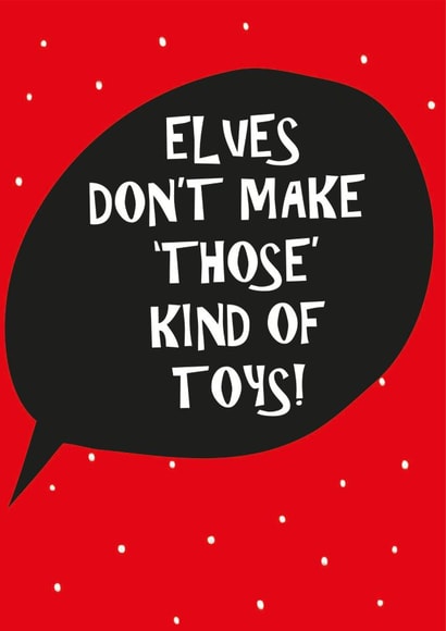 funny rude Christmas Card 13752 created by Lukanna Designs