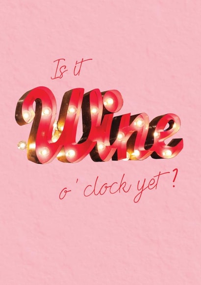 wine drinking Birthday Card 14511 created by Chocolate Frog