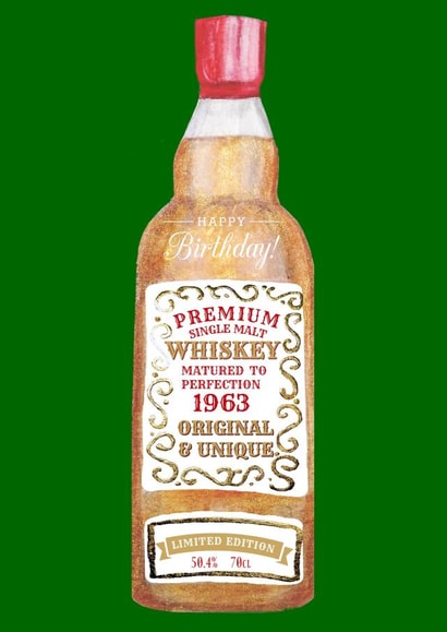 whiskey Whiskeybottle Card 32060 created by Magenta Rose Designs