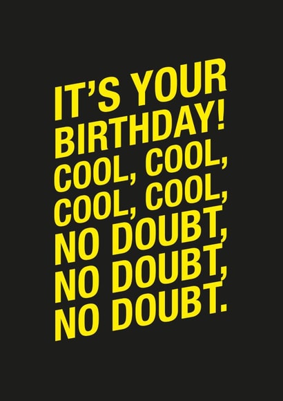 brooklyn nine Birthday Card 4122 created by Cookie Design