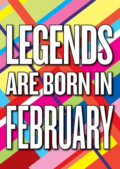 February birthday card created by kissmekwik