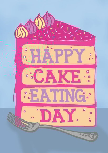 Happy Cake Birthday Card created by Woah there Pickle