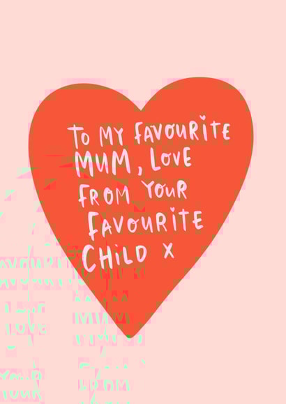 fave favourite Mothers Day Card 6263 created by Lucy Maggie Designs
