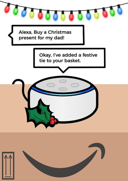Alexa Dad Christmas Card 34882 created by Ilan Asher