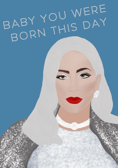 lady gaga Birthday Card 13373 created by Chloe Turner
