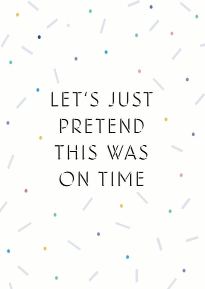 late birthday Card 26484 created by Sonia Nicolson