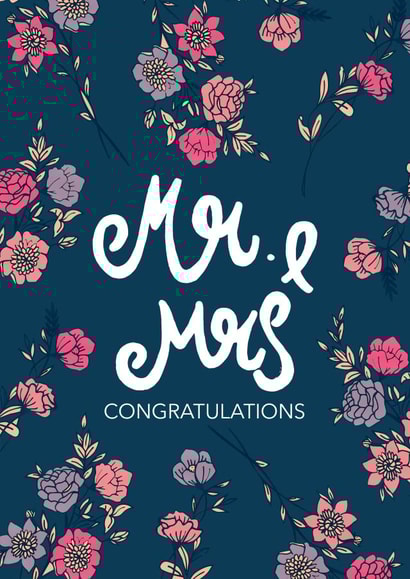 Floral MR & MRS created by Kamiya Chirodian