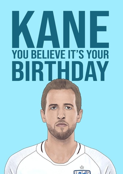 Harry Kane Birthday Card created by Bonne Nouvelle