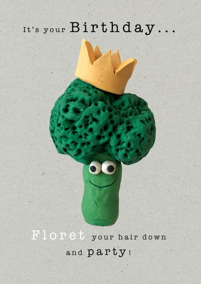 Vegan funny Birthday Card 3229 created by JellynBean