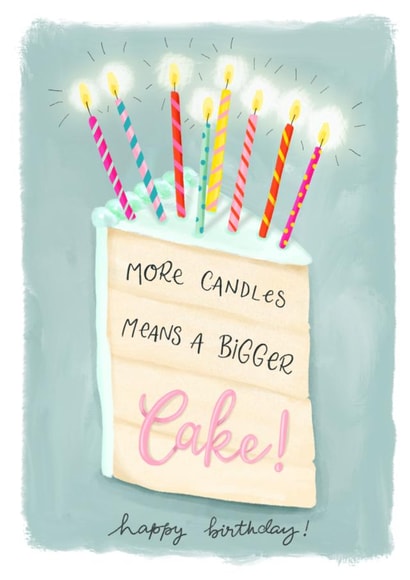 big cake Birthday Card 4275 created by Claire Lefevre