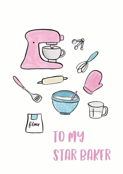 bake off Congratulations Card 6398 created by Nicole Julia