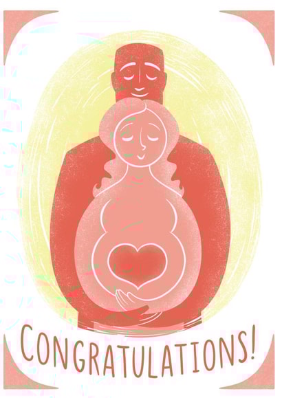 baby mother New Baby Card 3604 created by Sarah Satrun