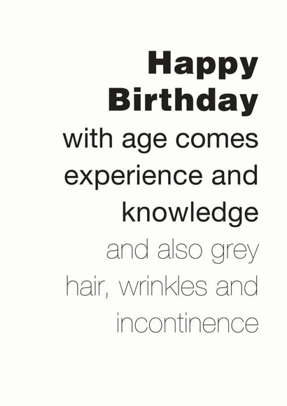 Funny Birthday Card For Him 1000 created by Coulson Macleod