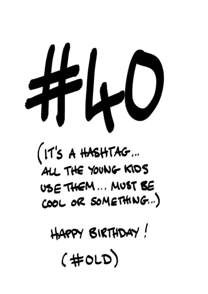 40 forty Birthday Card 13886 created by Claire.Made.This