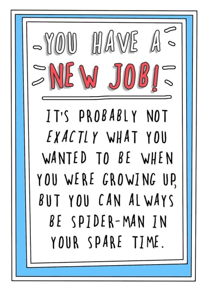 new job New Job Card 7541 created by Go La La!