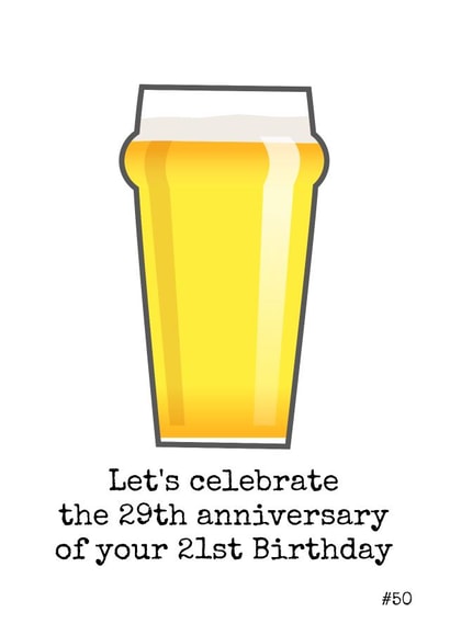 old young Birthday Card 2658 created by Doodle Dot Design Co