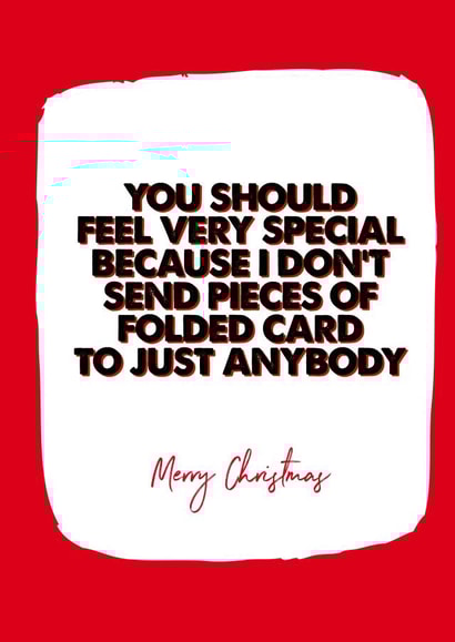 folded card Christmas Card 8188 created by Filthy Sentiments
