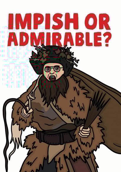 dwight schrute Christmas Card 13280 created by Studio Doodles